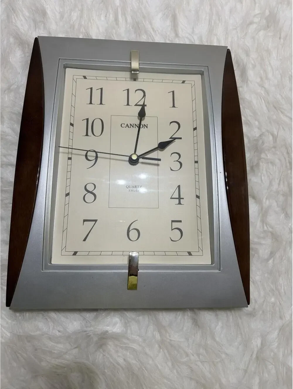 Vintage Cannon Quartz Sweep Wall Clock - Works